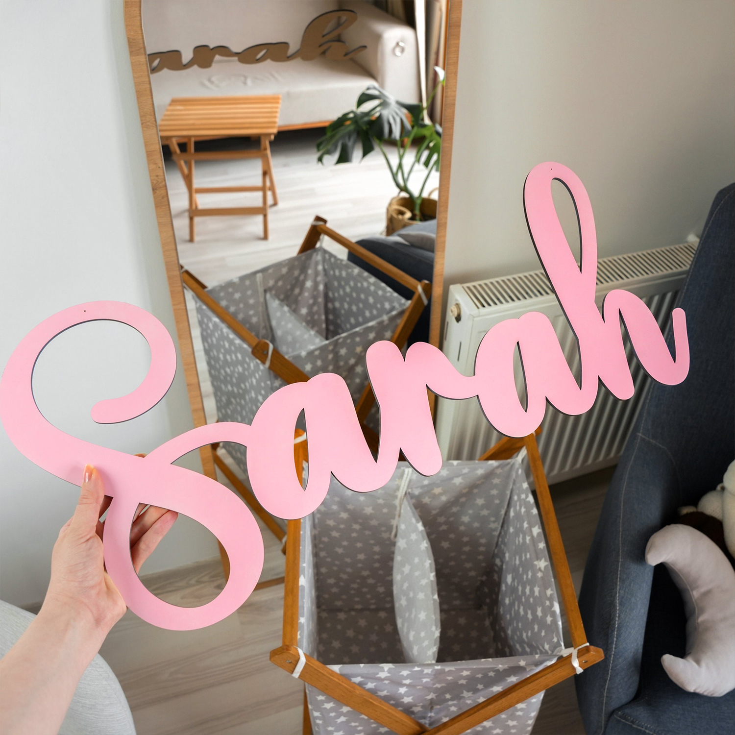 1pc Customized wooden wall dec – Baby Name Wall Art recenzja i cena