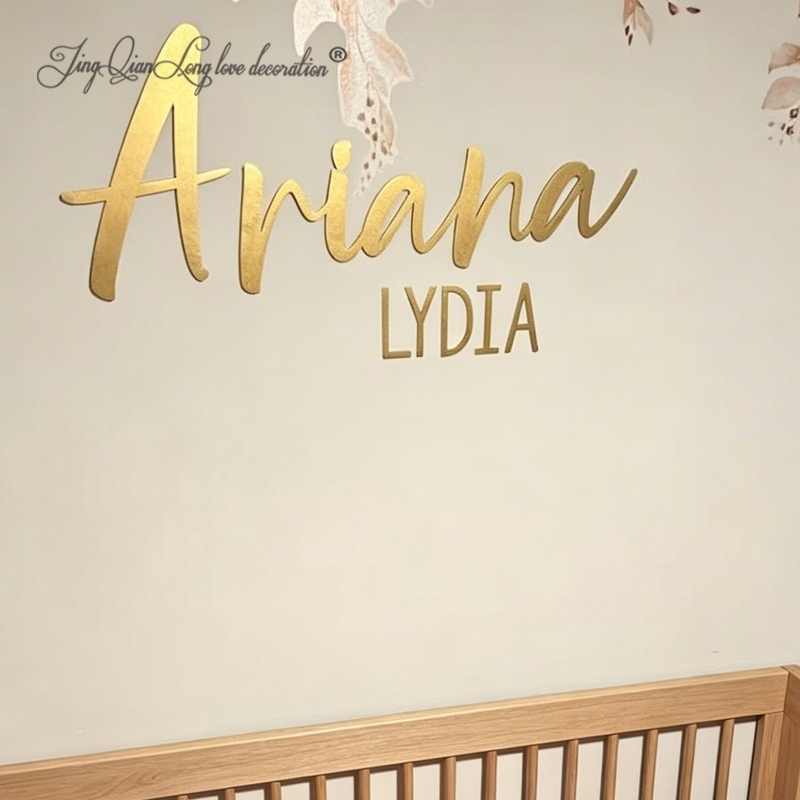 Nursery Name 3D Wood Sign Curs – Baby Name Wall Art recenzja i cena