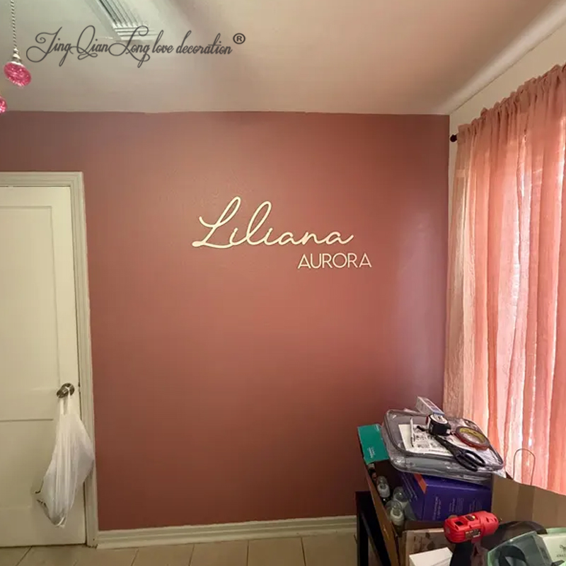 Nursery Name 3D Wood Sign Curs – Baby Name Wall Art recenzja i cena