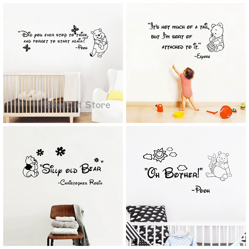 Winnie The Pooh Wall Sticker W – Baby Nursery Winnie The Pooh recenzja i cena