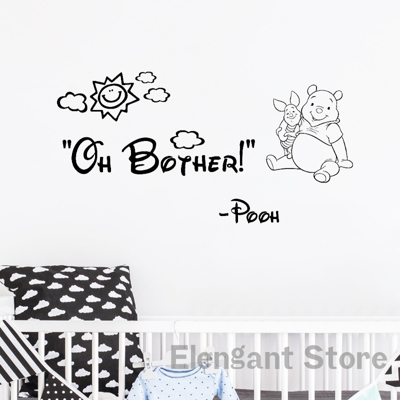 Winnie The Pooh Wall Sticker W – Baby Nursery Winnie The Pooh recenzja i cena