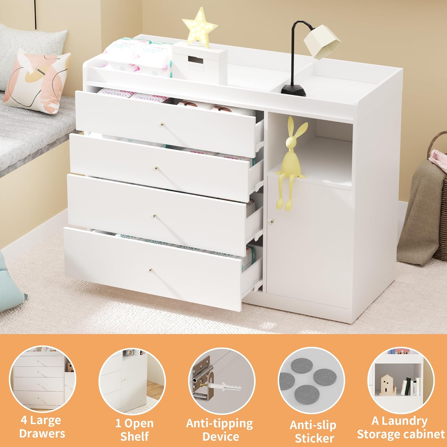 Baby Dresser Changing Table wi – Baby Nursery Dresser Changing Table recenzja i cena