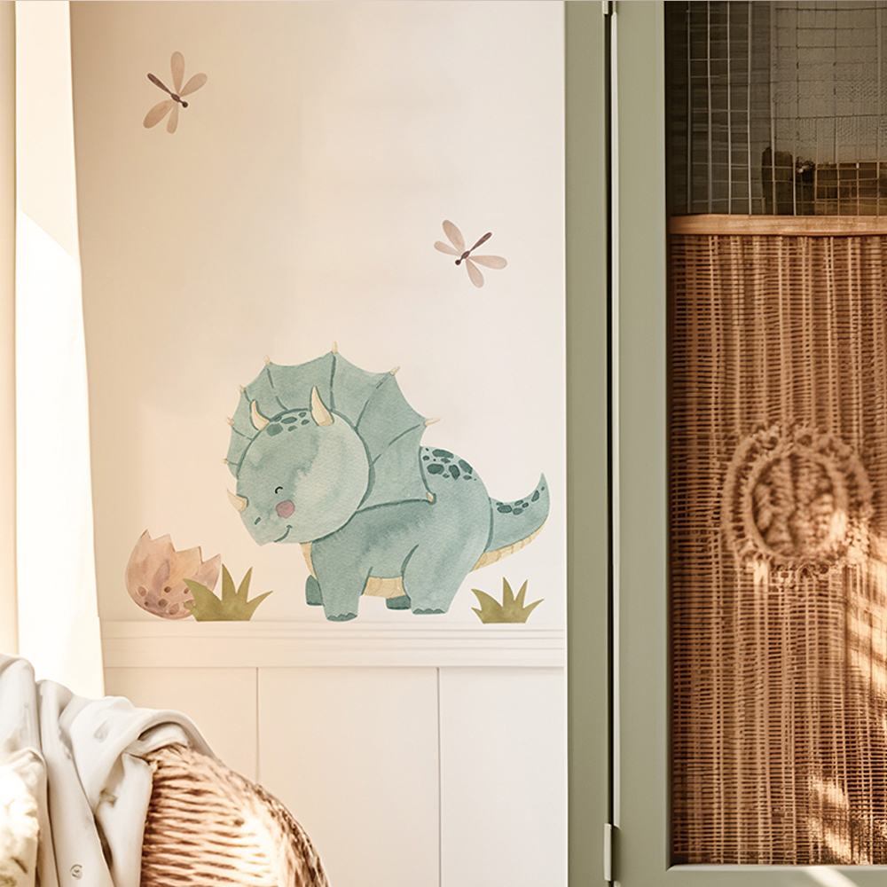 Dinosaur Wall Decals, Dino Alp – Baby Nursery Girl Room recenzja i cena