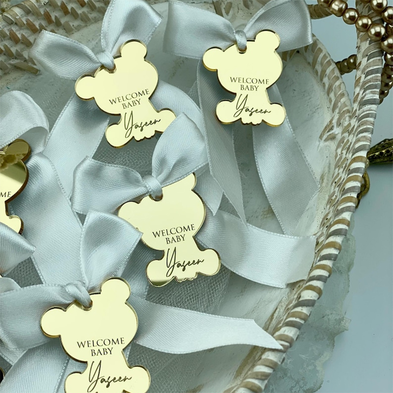 10/20/50Pcs Personalized Teddy – Baby Name Wall Art recenzja i cena