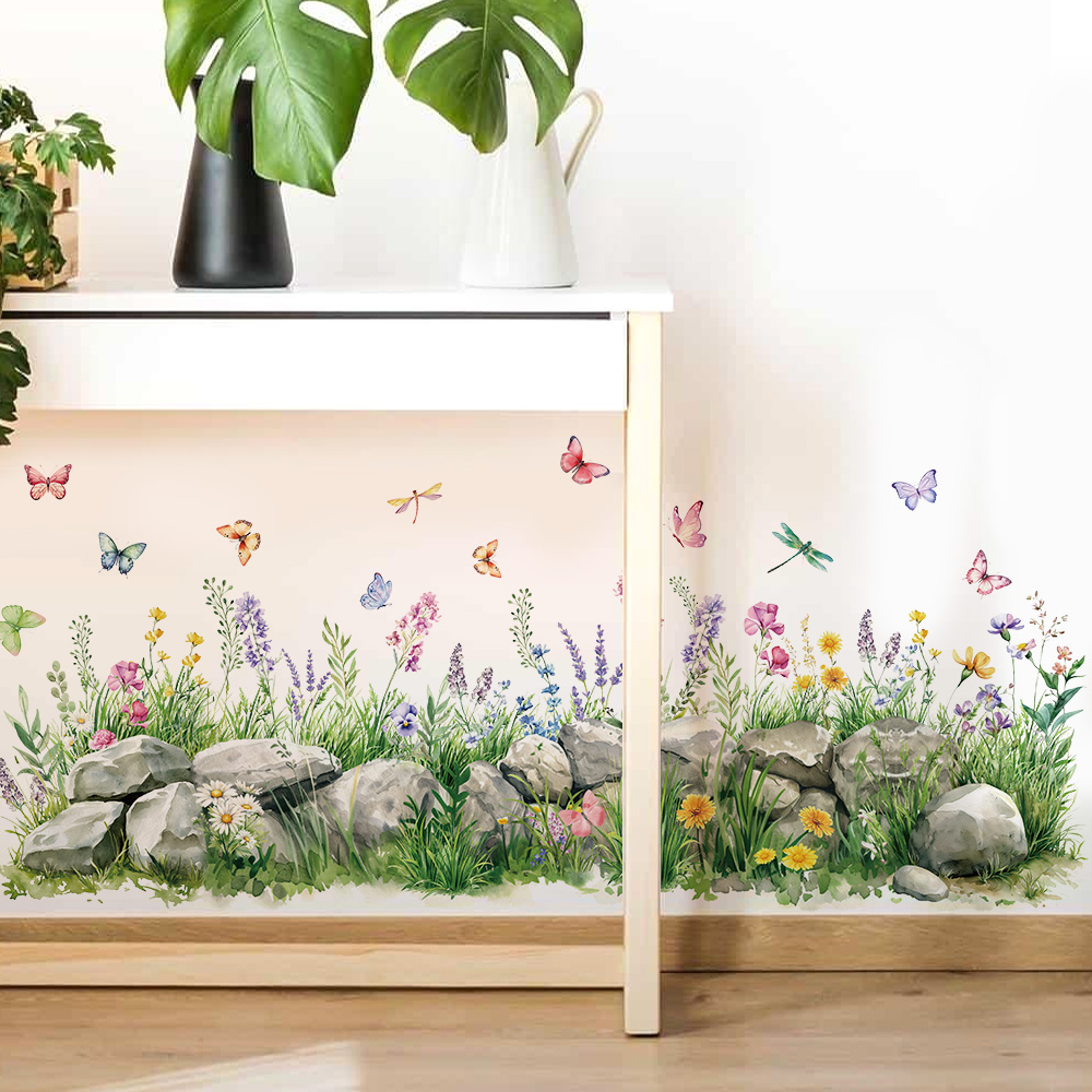 Stones and Flowers Watercolor  – Baby Nursery Labels recenzja i cena