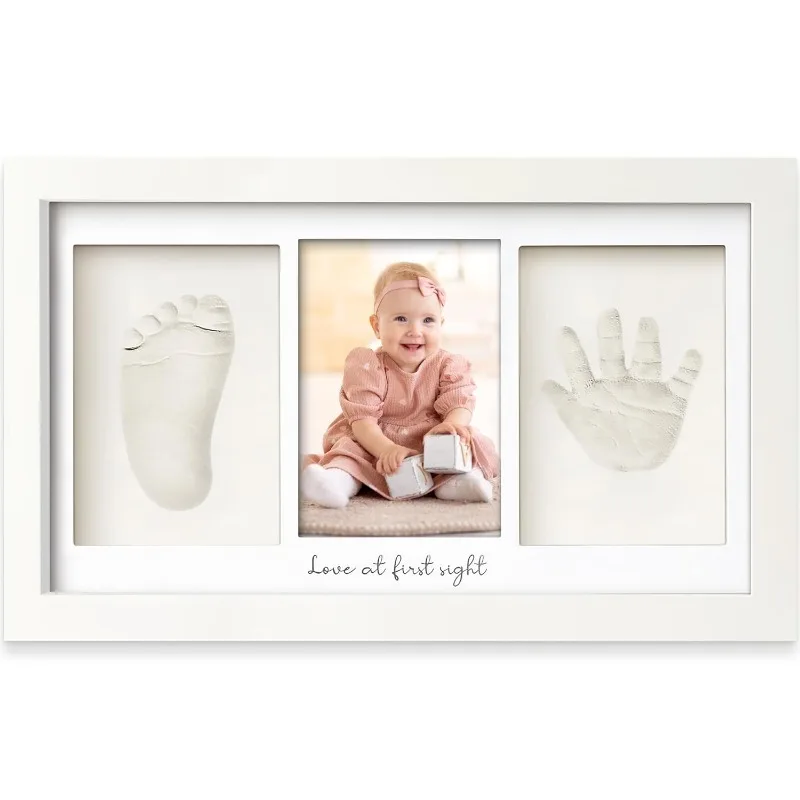 Baby Handprint Footprint Clay  – Baby Nursery Frames recenzja i cena
