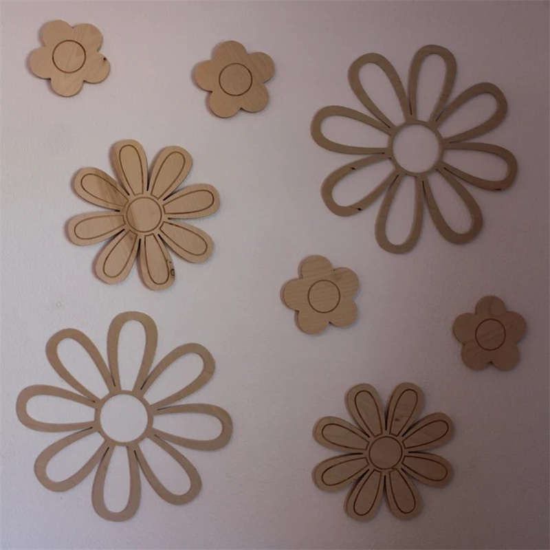 Ins Wooden Daisy Wall Flowers  – Baby Nursery Decor Girl recenzja i cena