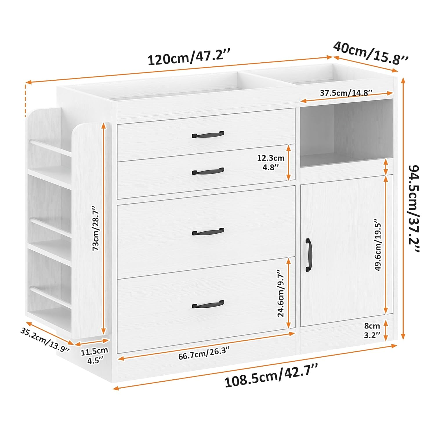 Changing Table Dresser, Baby N – Baby Nursery Dresser Changing Table recenzja i cena