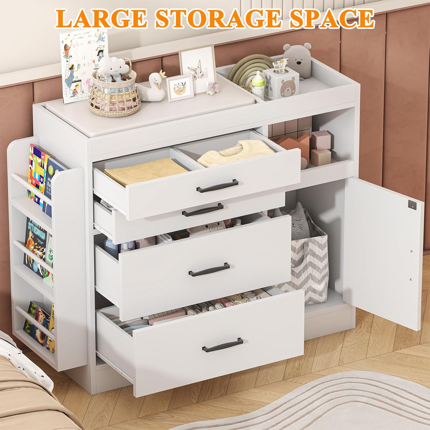 Changing Table Dresser, Baby N – Baby Nursery Dresser Changing Table recenzja i cena