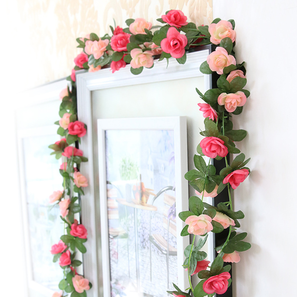 8.2ft Artificial Rose Garland  – Baby Nursery Decor Girl recenzja i cena