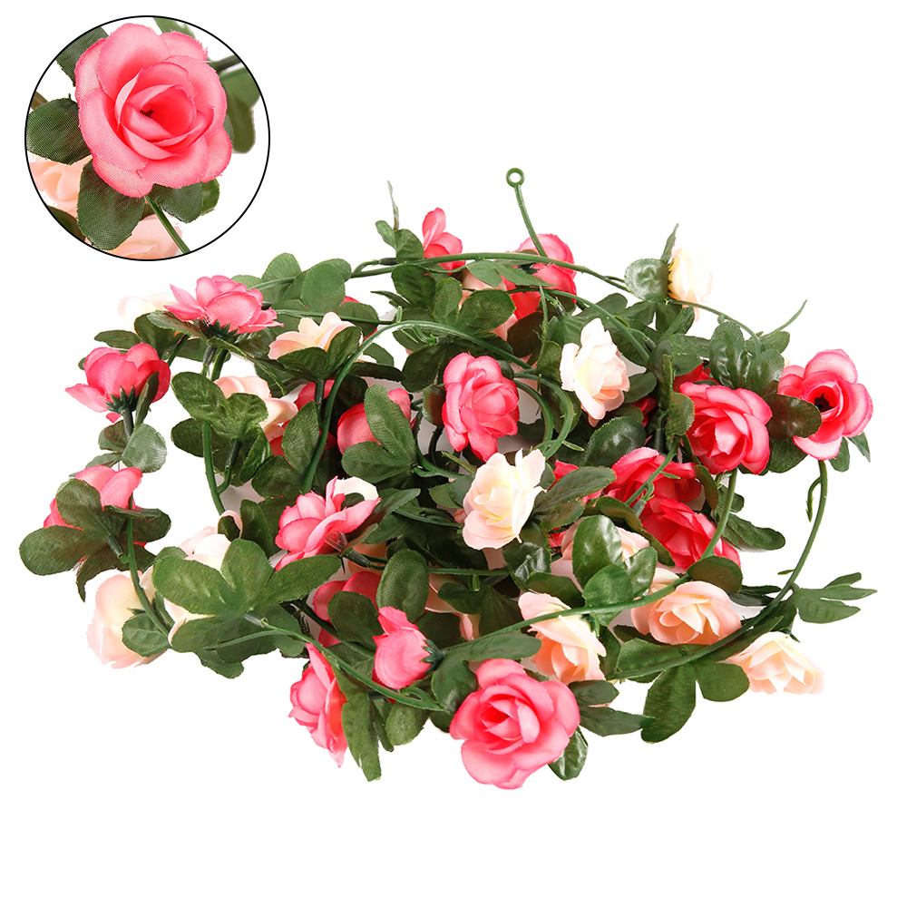 8.2ft Artificial Rose Garland  – Baby Nursery Decor Girl recenzja i cena