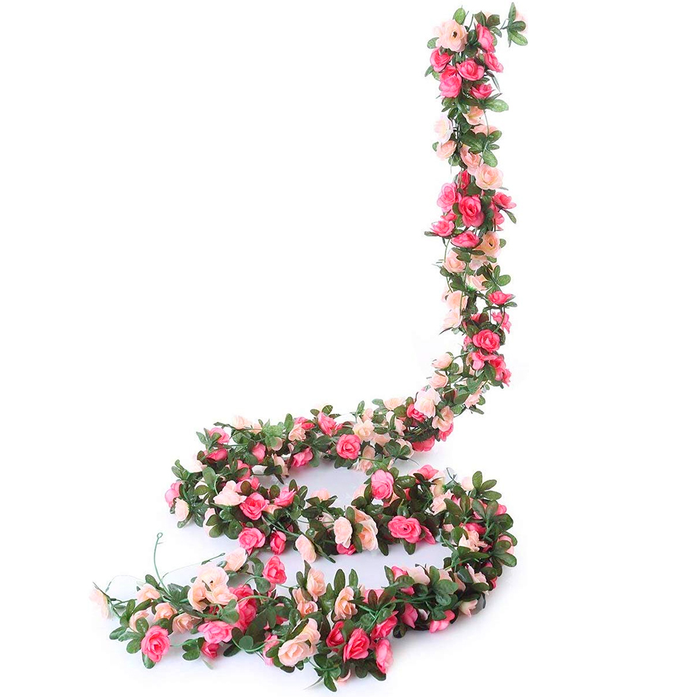 8.2ft Artificial Rose Garland  – Baby Nursery Decor Girl recenzja i cena