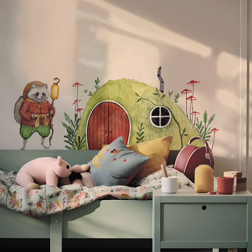 Boho Fabric Mushroom House  An – Baby Nursery Vintage recenzja i cena