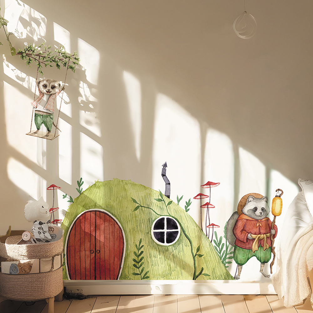 Boho Fabric Mushroom House  An – Baby Nursery Vintage recenzja i cena