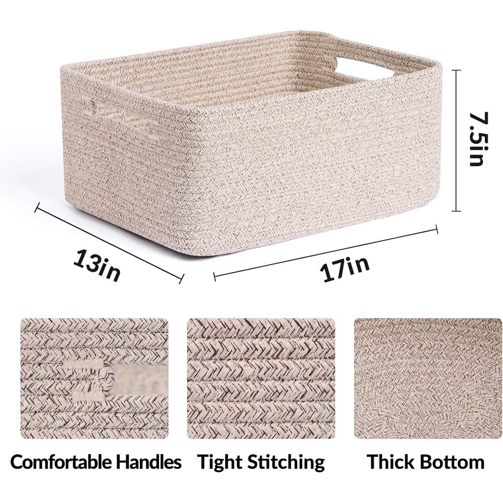 Large Storage Baskets for Orga – Baby Nursery Shelf recenzja i cena