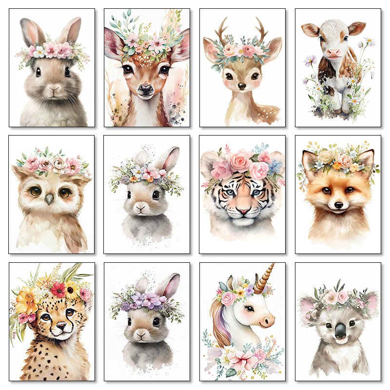 Baby Bear Bunny Deer Raccoon O – Baby Unicorn Nursery recenzja i cena