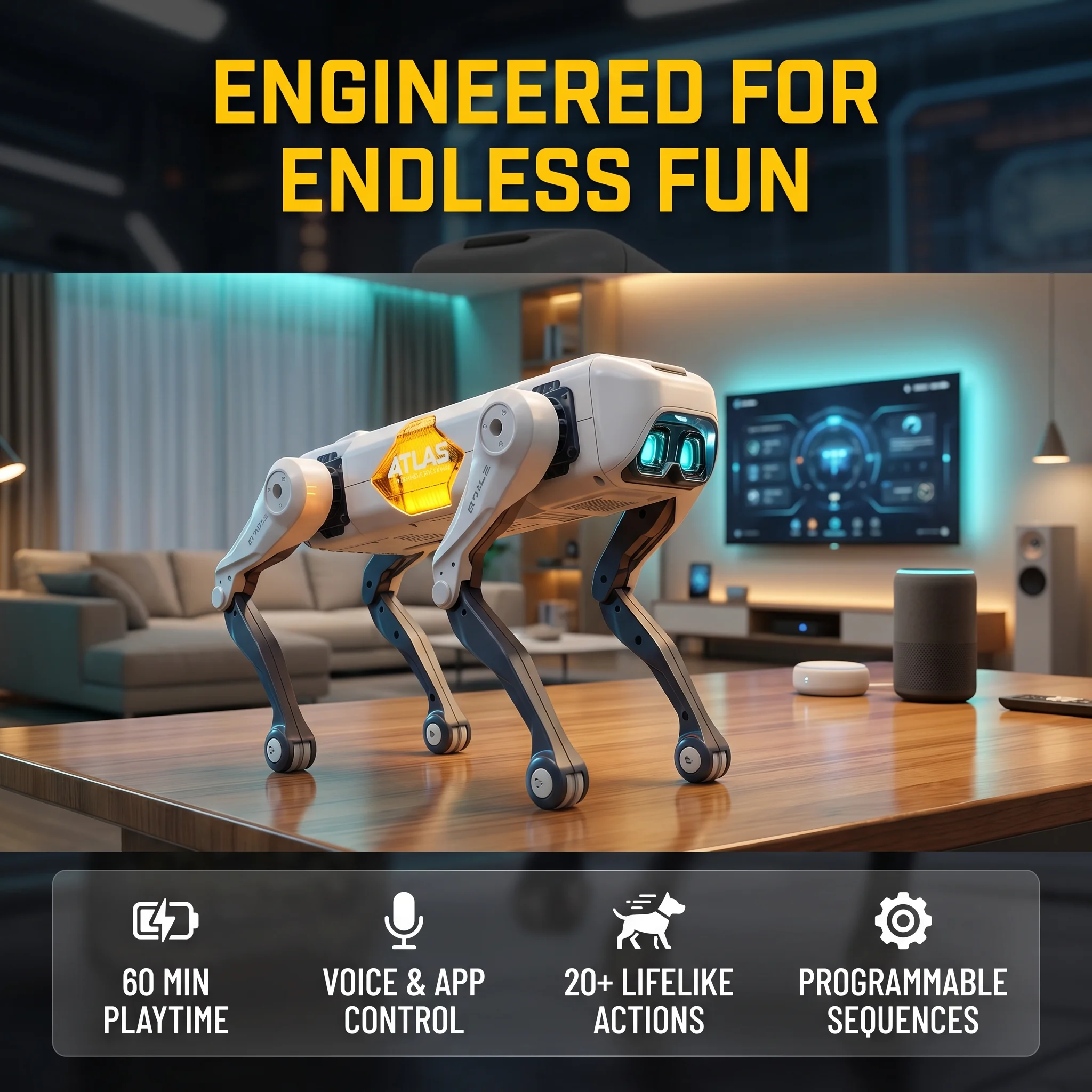 AI Smart Robot Dog, Voice & AP – Baby Nursery Gifts recenzja i cena