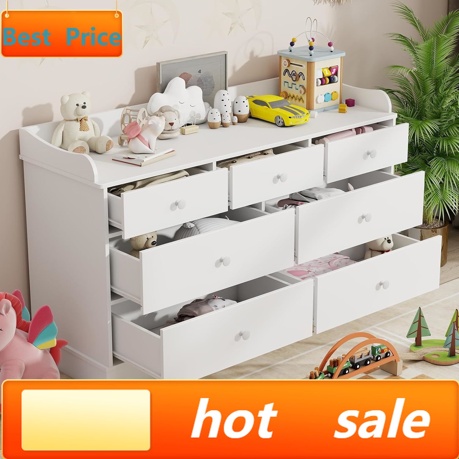 hot-sellingKids Dresser Cabine – Baby Nursery Dresser Changing Table recenzja i cena
