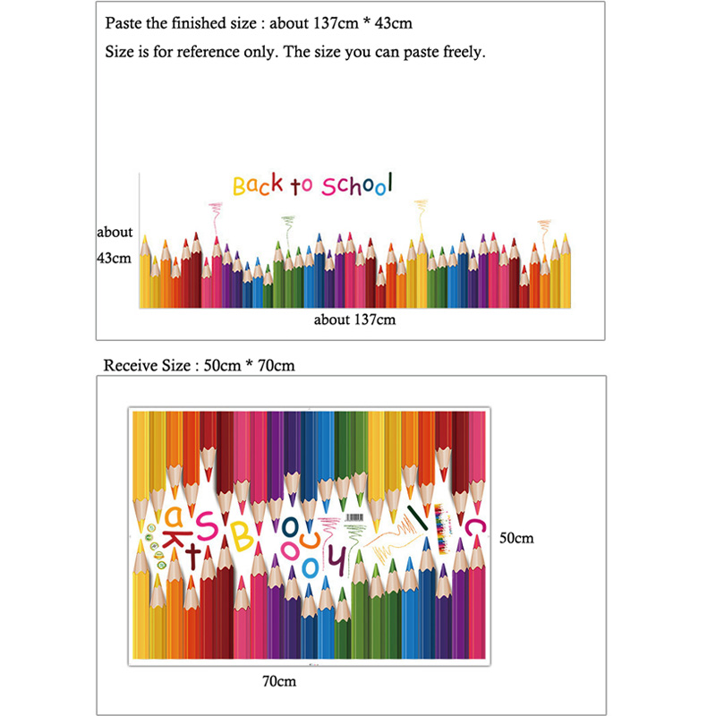 Cartoon Colour Pencil Baseboar – Baby Nursery Labels recenzja i cena
