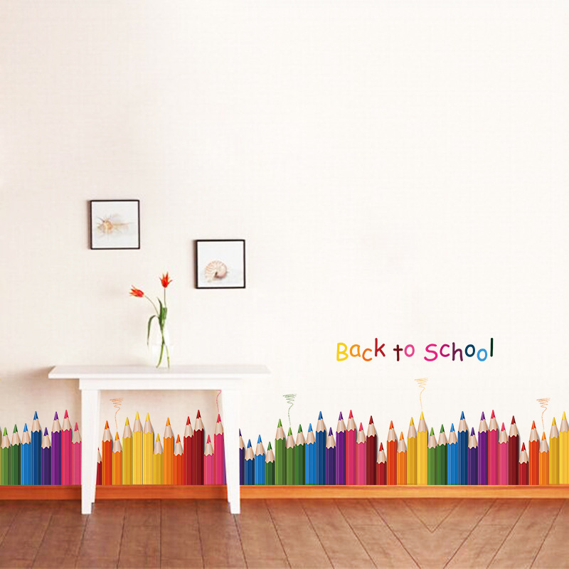 Cartoon Colour Pencil Baseboar – Baby Nursery Labels recenzja i cena