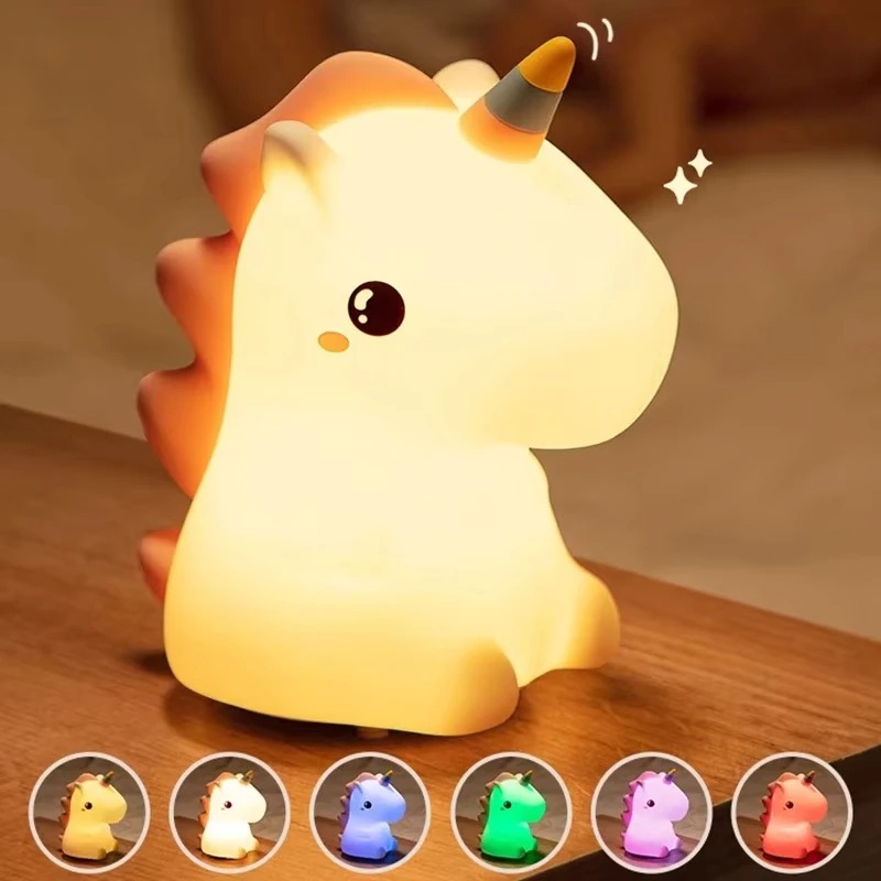 Unicorn Cute Silicone USB  LED – Baby Unicorn Nursery recenzja i cena