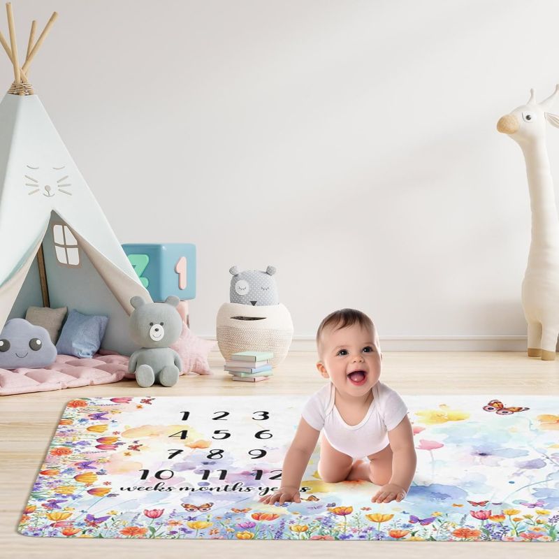 VIKAMA Wildflower Butterfly Ba – Baby Nursery Decor Girl recenzja i cena