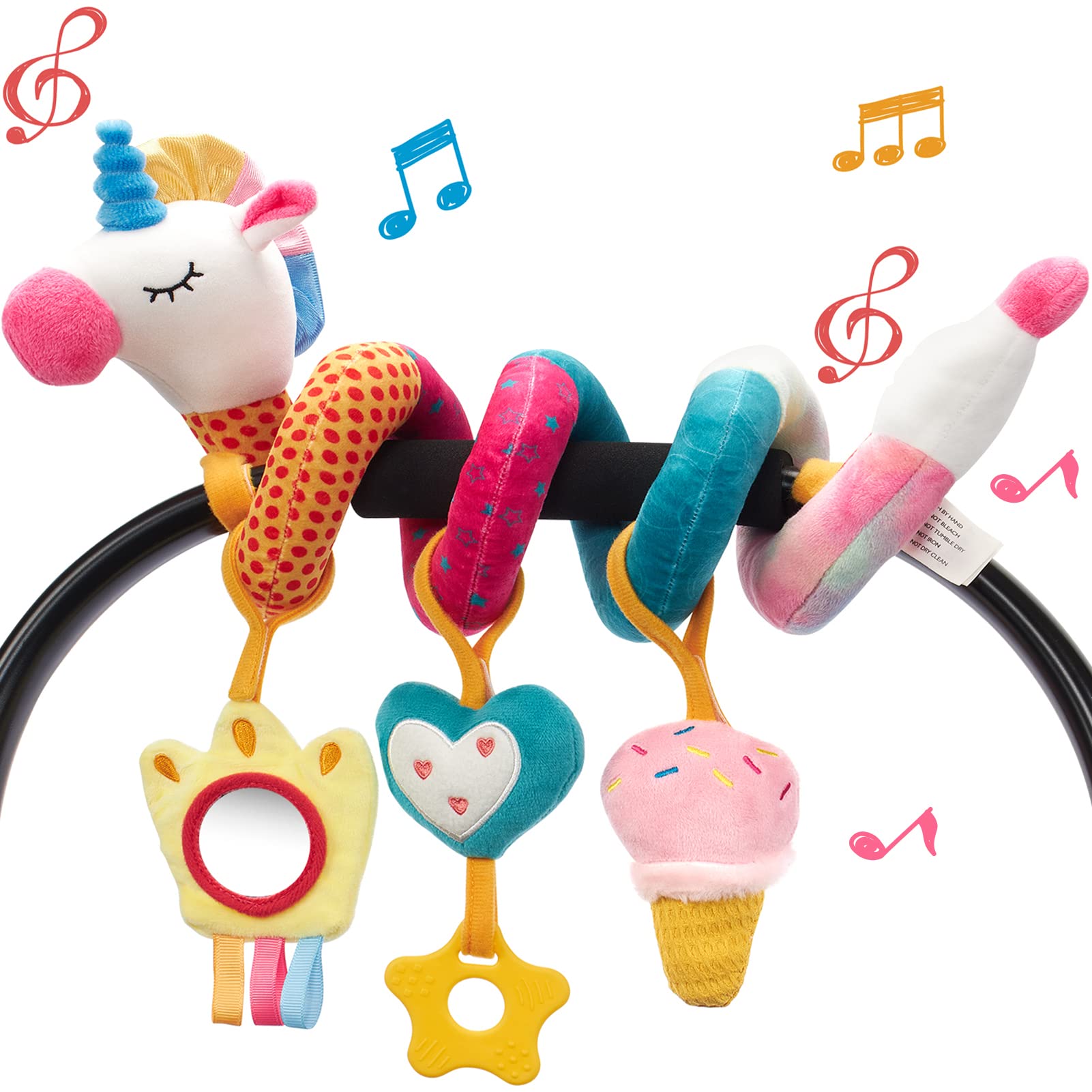 Car Seat Toys for Babies Rattl – Baby Nursery Set recenzja i cena