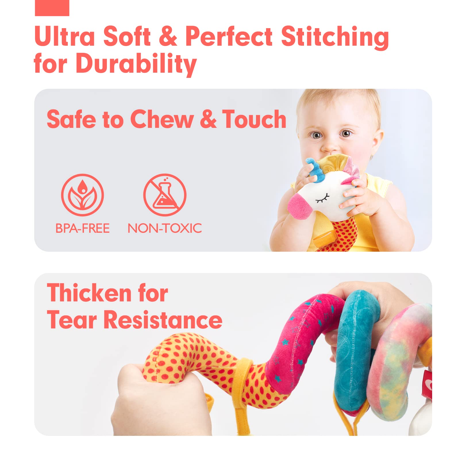 Car Seat Toys for Babies Rattl – Baby Nursery Set recenzja i cena