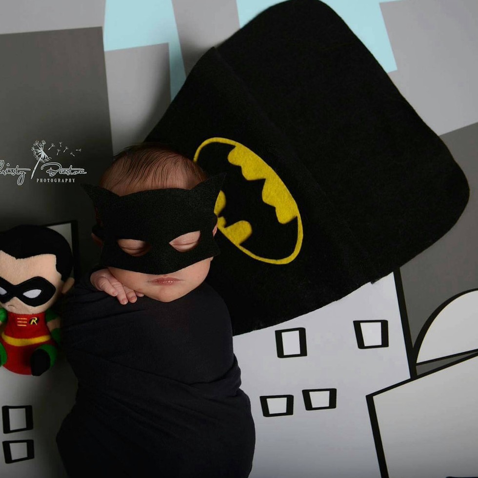 Newborn Baby Batman Cape and W – Baby Nursery Set recenzja i cena