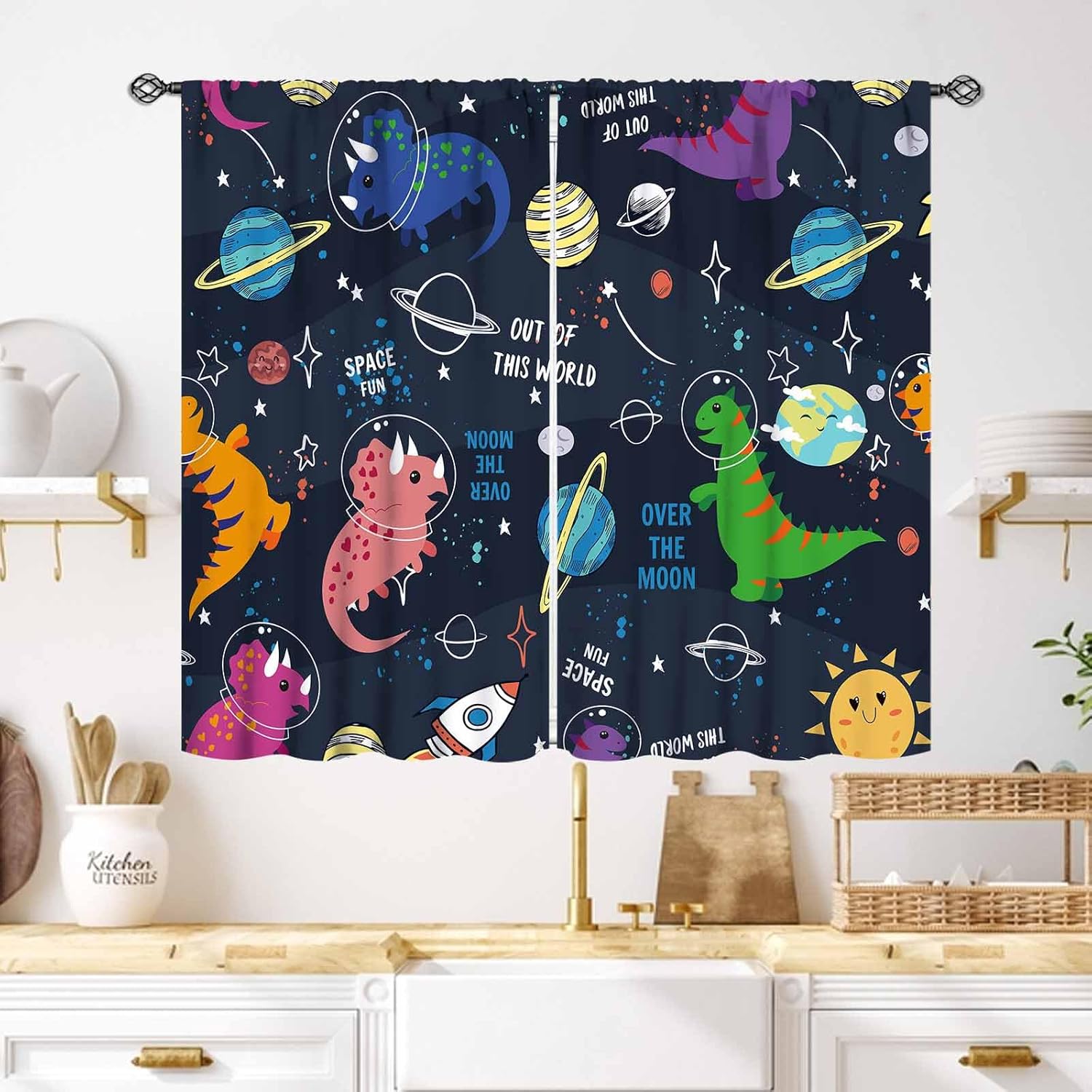 Dinosaur Curtains for Kids Roo – Baby Nursery Themes Boy recenzja i cena