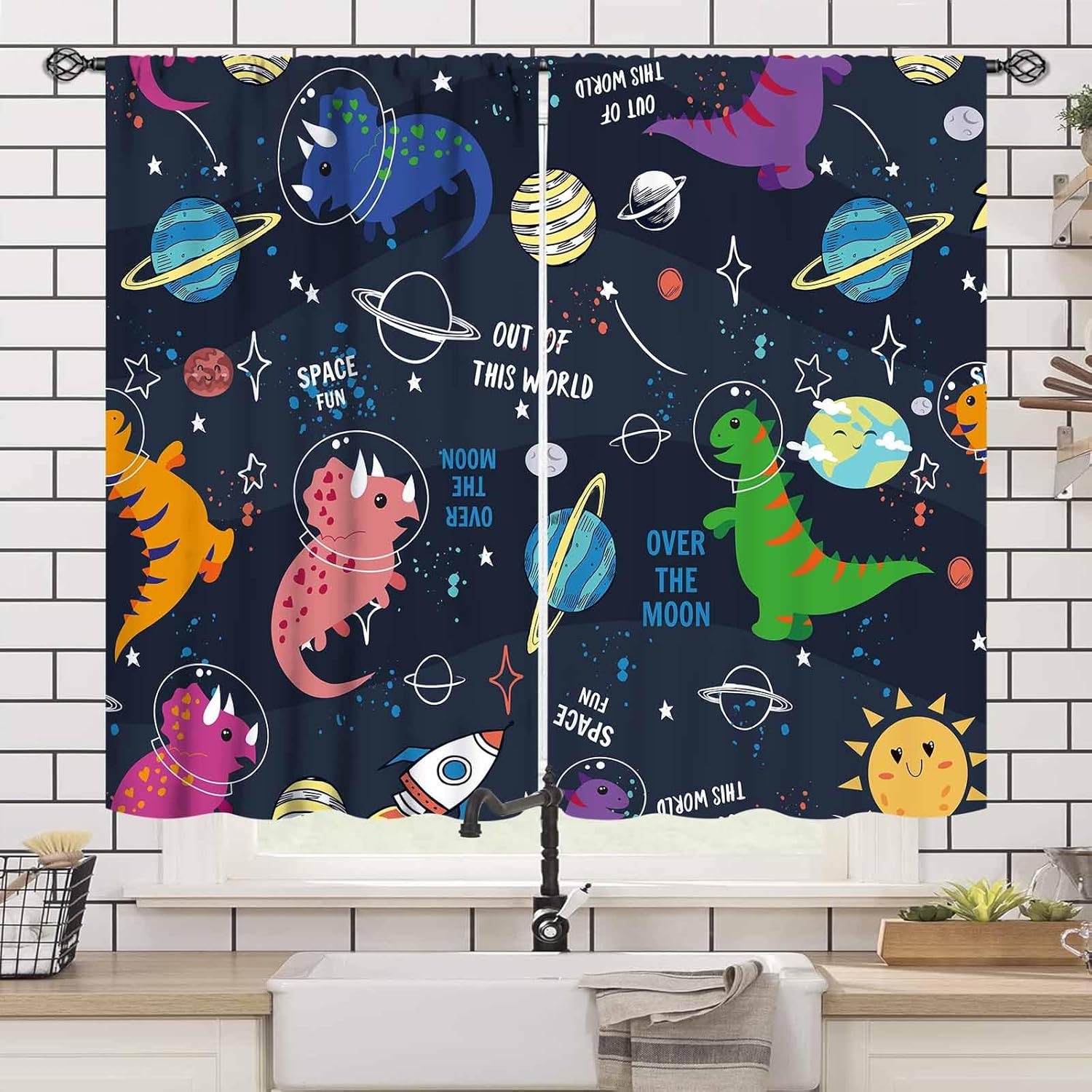 Dinosaur Curtains for Kids Roo – Baby Nursery Themes Boy recenzja i cena