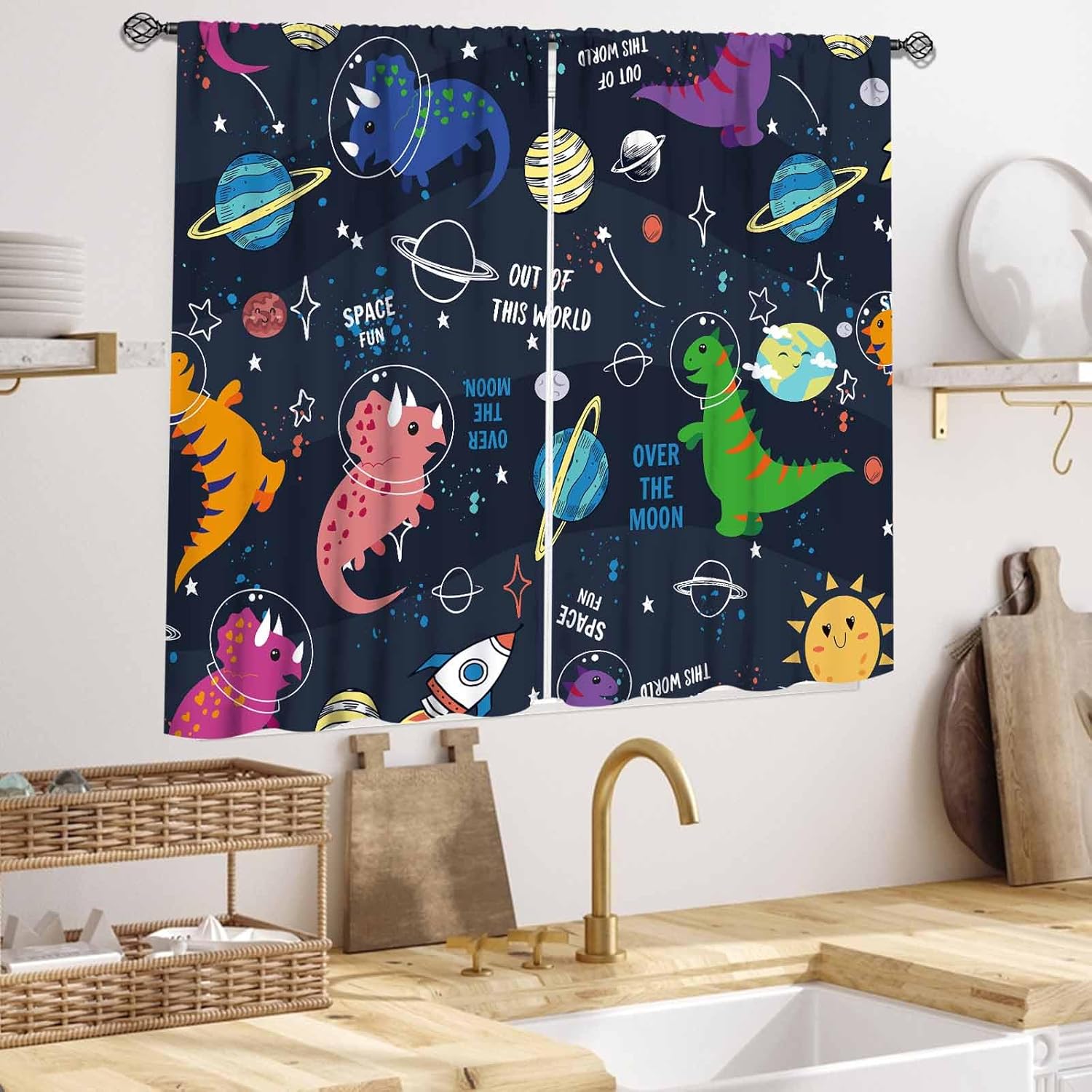 Dinosaur Curtains for Kids Roo – Baby Nursery Themes Boy recenzja i cena
