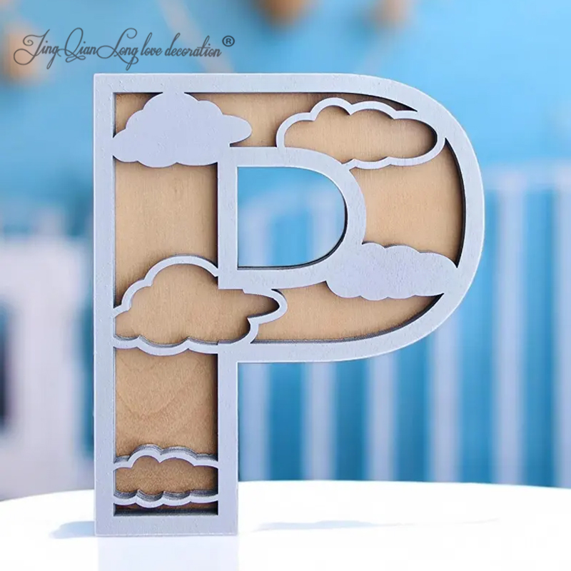 Custom Cloud Block Letters & N – Baby Nursery Themes Boy recenzja i cena