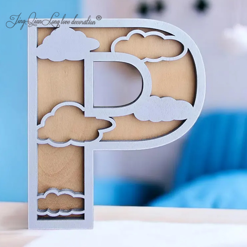 Custom Cloud Block Letters & N – Baby Nursery Themes Boy recenzja i cena