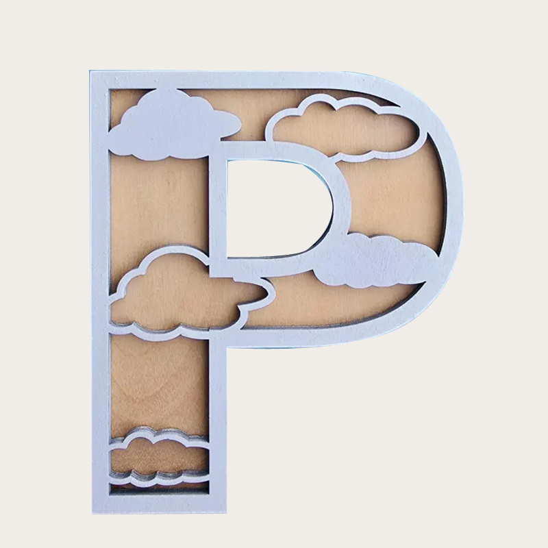 Custom Cloud Block Letters & N – Baby Nursery Themes Boy recenzja i cena