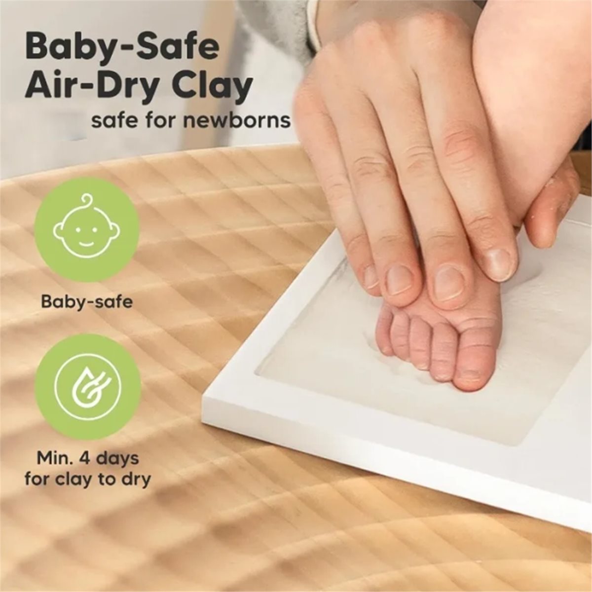 Y69A Baby Handprint & Footprin – Baby Nursery Frames recenzja i cena