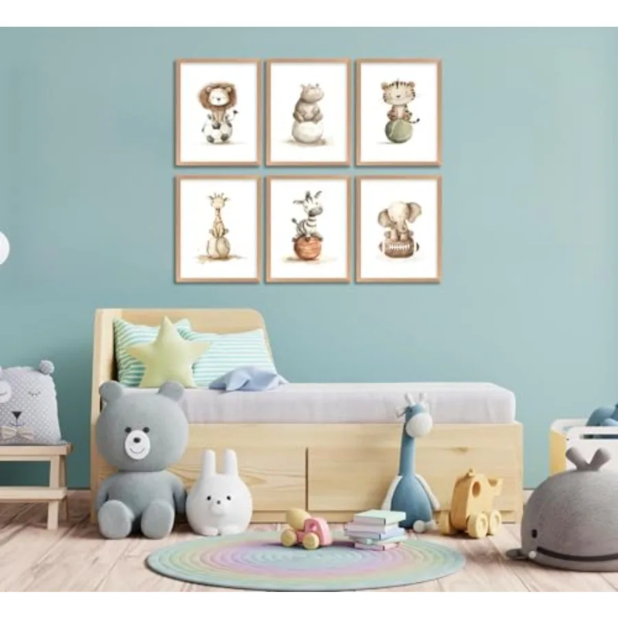 Nursery wall art for baby boy' – Baby Nursery Animal Theme recenzja i cena