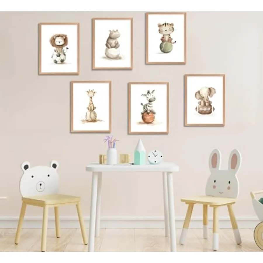 Nursery wall art for baby boy' – Baby Nursery Animal Theme recenzja i cena