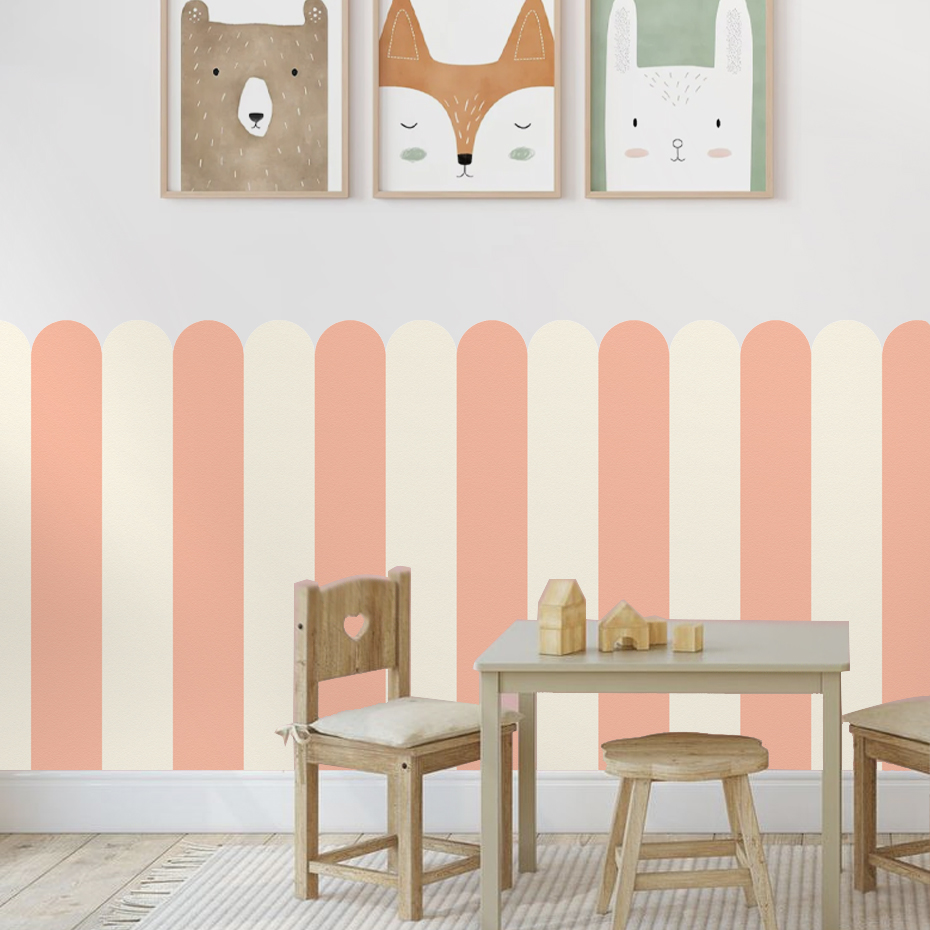 Multicolor Vertical Striped Ar – Baby Nursery Labels recenzja i cena
