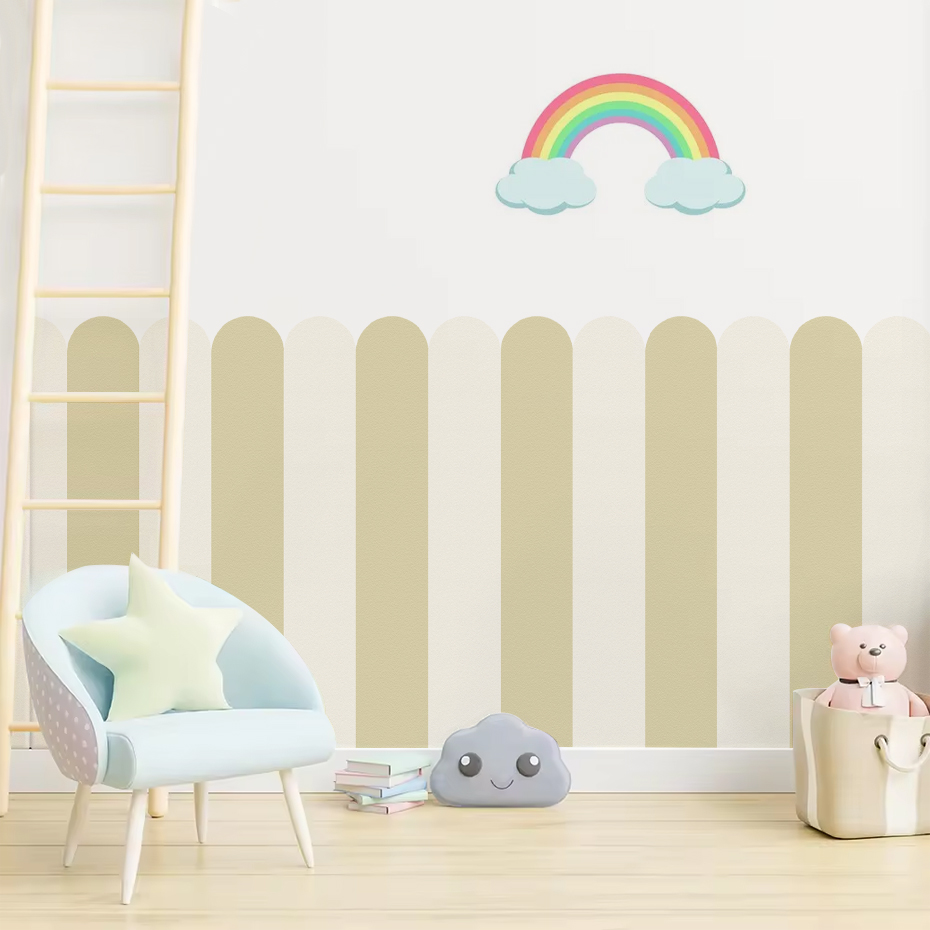 Multicolor Vertical Striped Ar – Baby Nursery Labels recenzja i cena
