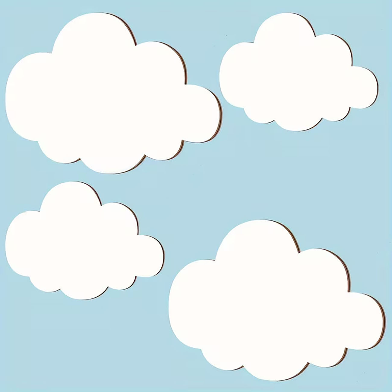 6Pcs Cloud & Eyelash Wooden Wa – Baby Nursery Labels recenzja i cena