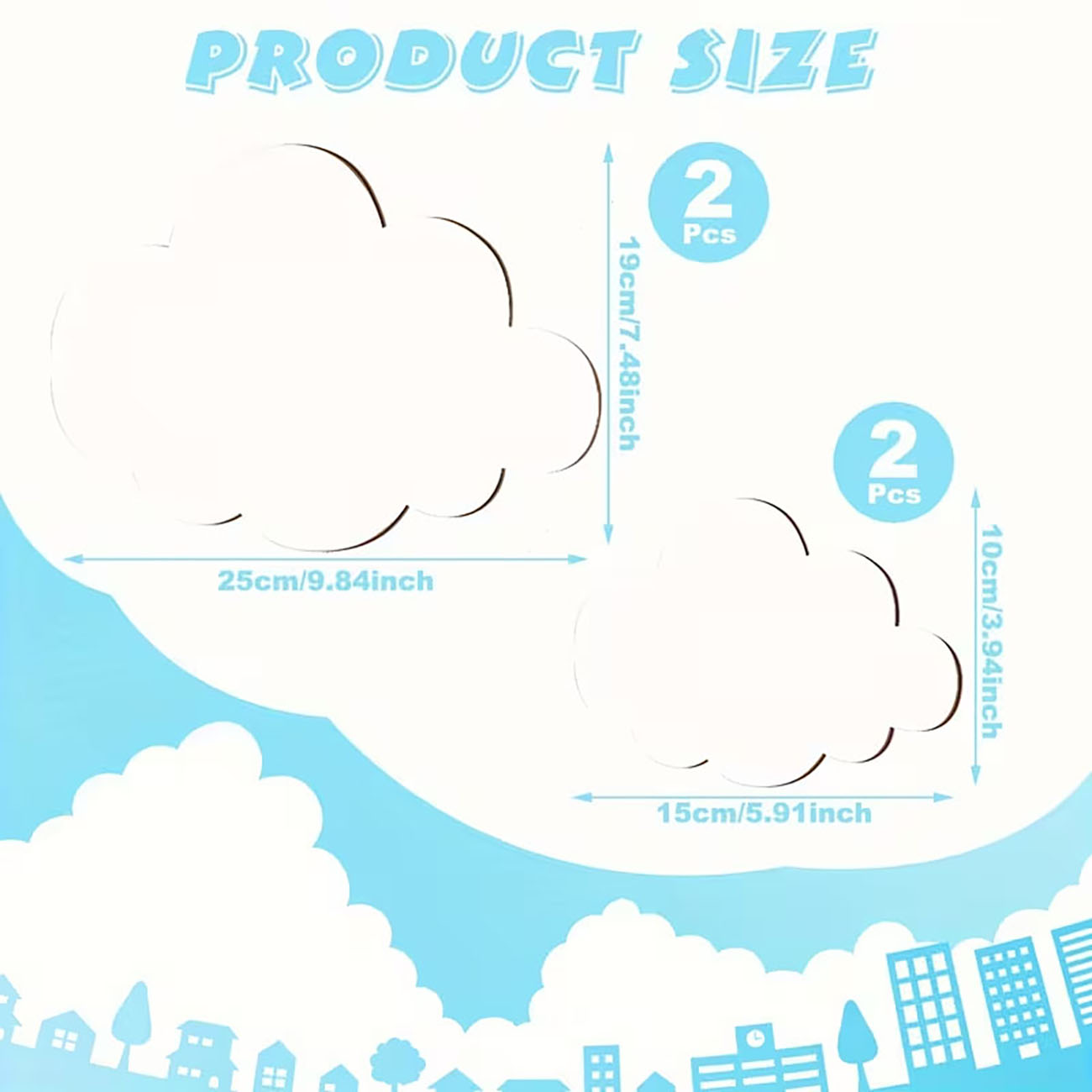 6Pcs Cloud & Eyelash Wooden Wa – Baby Nursery Labels recenzja i cena