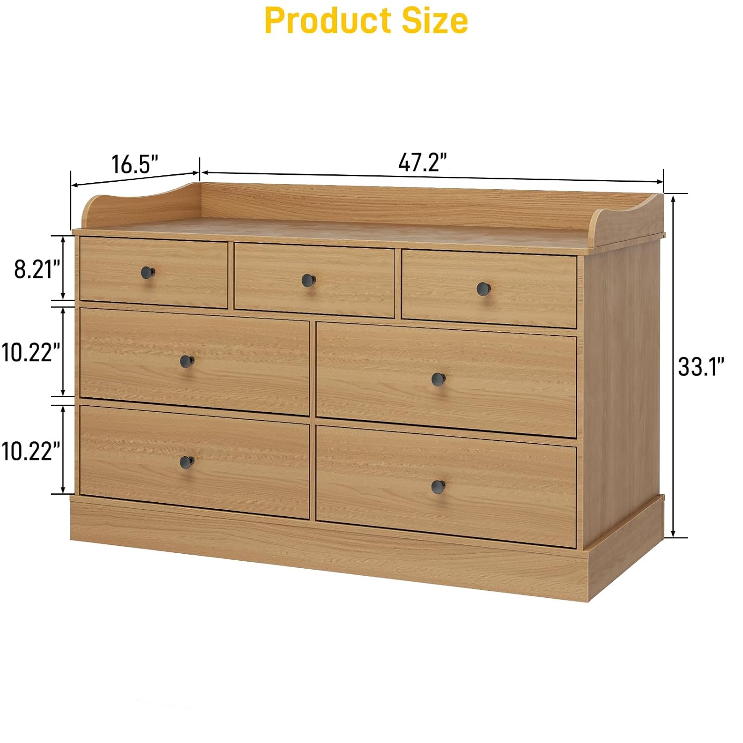 Kids Dresser Cabinet with 7 Dr – Baby Nursery Dresser Changing Table recenzja i cena
