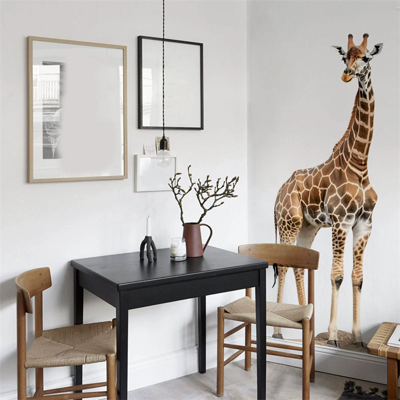 Large Safari Animals Giraffe S – Baby Nursery Labels recenzja i cena