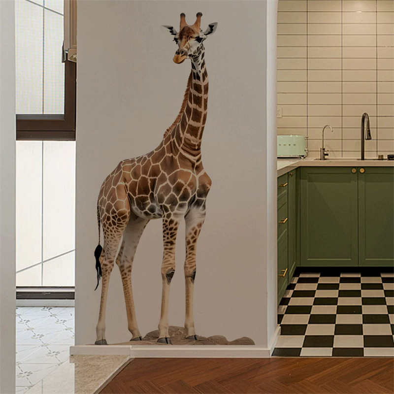Large Safari Animals Giraffe S – Baby Nursery Labels recenzja i cena