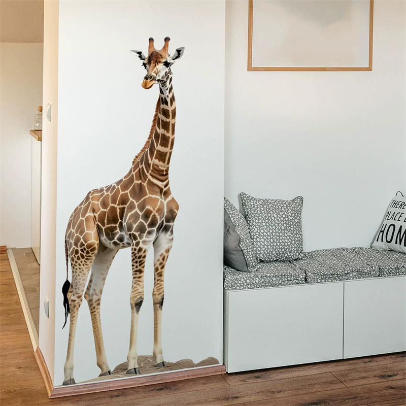 Large Safari Animals Giraffe S – Baby Nursery Labels recenzja i cena