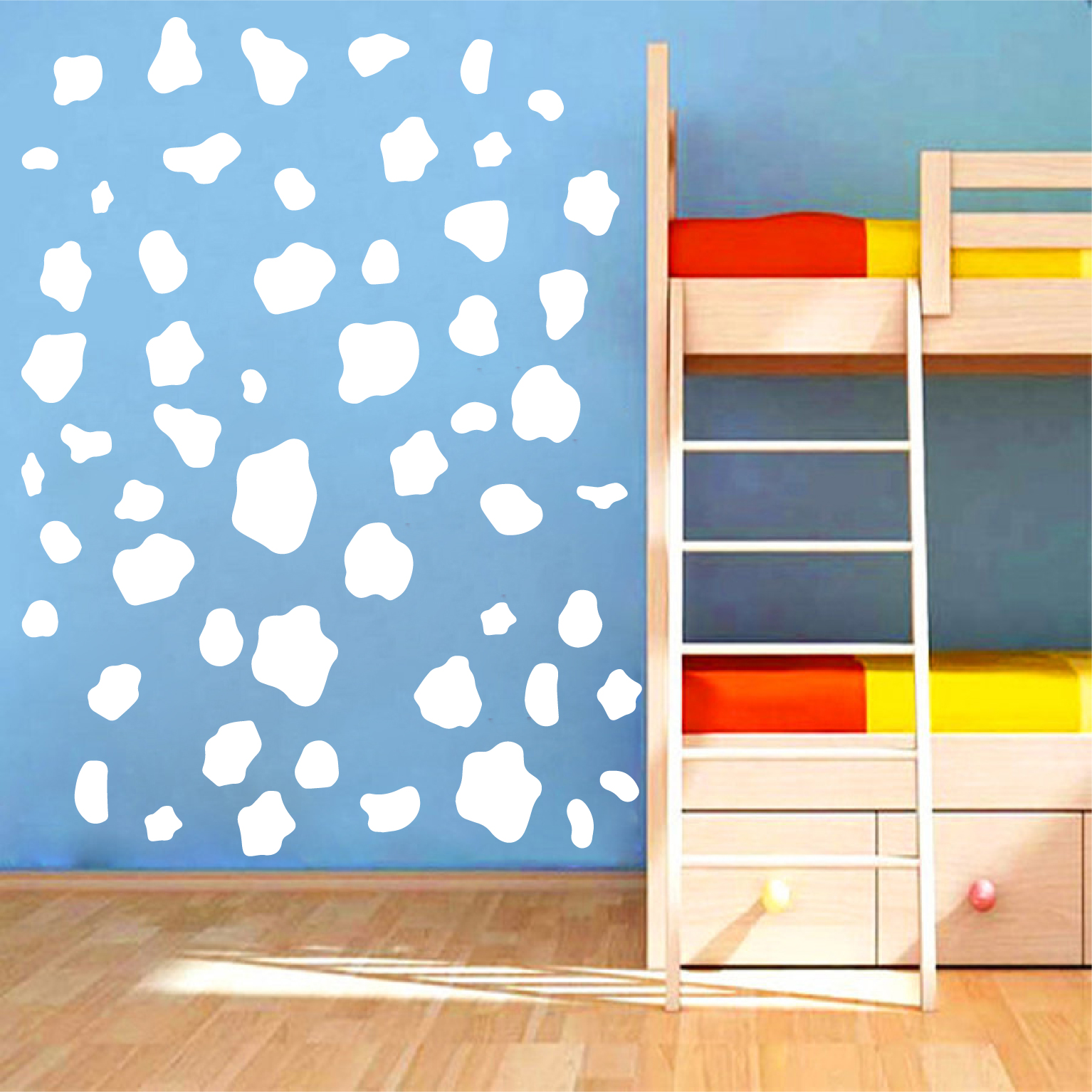 60Pcs Cartoon Cow Spot Pattern – Baby Nursery Labels recenzja i cena